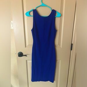 Lulus rich blue cocktail dress